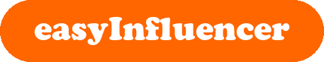 easyInfluencer logo on transparent background
